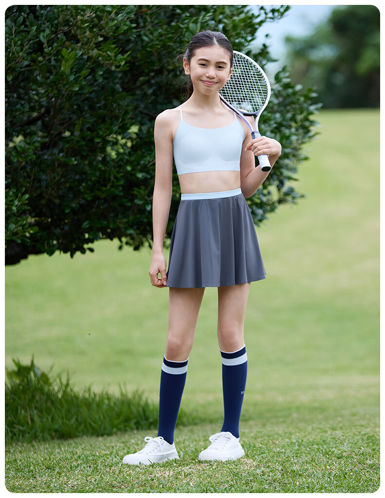 Like UU Thin Strap Bra for Female Students in Middle And High School, Puberty Underwear, Girls' Bra, Lightweight And Breathable Camisole 25