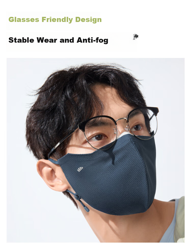 Beneunder Sun Protection Face Mask for Men, Summer Cycling Face Shield, Stylish UV-Resistant Face Cover, Ice Silk Breathable Face Mask 10