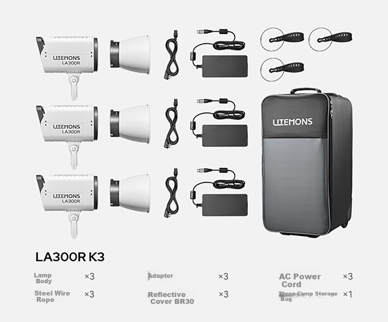 Godox LA300R Full-Color Photography Fill Light, LED Live Streaming Light, Beauty Light for Streamers, Studio Constant Light Photography Lamp 14
