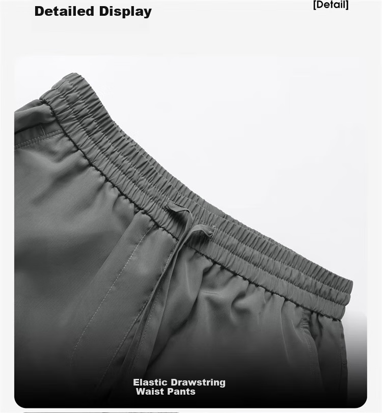 CAMEL Outdoor Quick-Dry Paratrooper Pants Straight-Leg Cargo Pants Quick-Dry Trousers A15BA49038 Phantom Black, Men's XXL 34