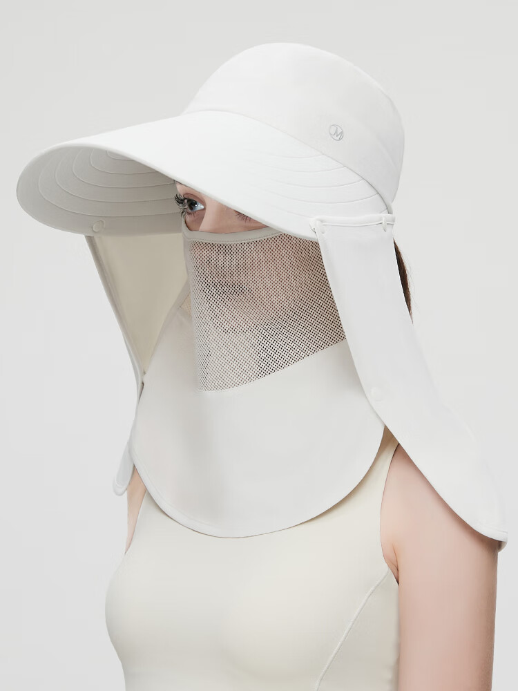 JIUMU Sun Protection Hat for Women, Sun Visor Cap, Sunhat, Open-Top Hat, Cool Hat, Summer Outdoor Face-Covering UV Protection Hat with Face Shield 15
