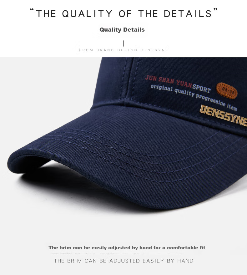 Denssyne Hard-Top Hat for Men, Not Soft And Collapsible, Suitable for All Seasons, Baseball Cap, Versatile Outdoor Style, High-Quality Sun Protection Cap for Middle-Aged And Elderly 7