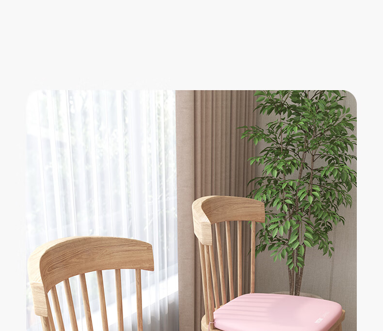 Youtengyouju YOTOK (Japan) Genuine Dining Chair Cushion, Chair Pad, Anti-Bottom Pain, Waist Protection, Long-Sitting Memory Foam Seat Pad 2