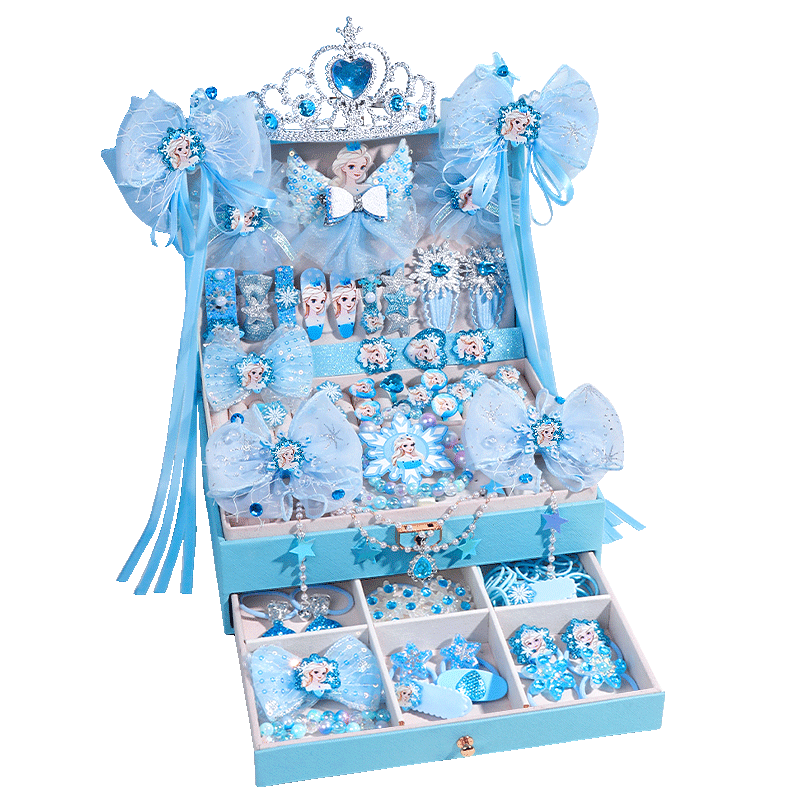 Starry Bubble Galaxy Elsa Princess Toy Girls Birthday Gift 5-10-14 Years Old Jewelry Box Children's Fairy Wand Toy