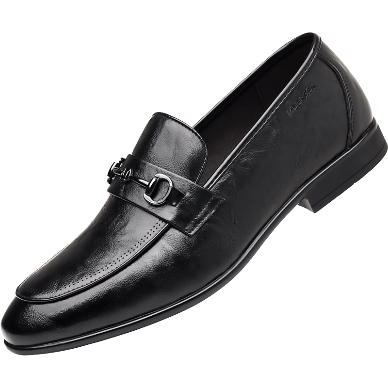 MULINSEN Men's Business Casual Slip-On Loafers Formal Wedding Shoes SHW851050