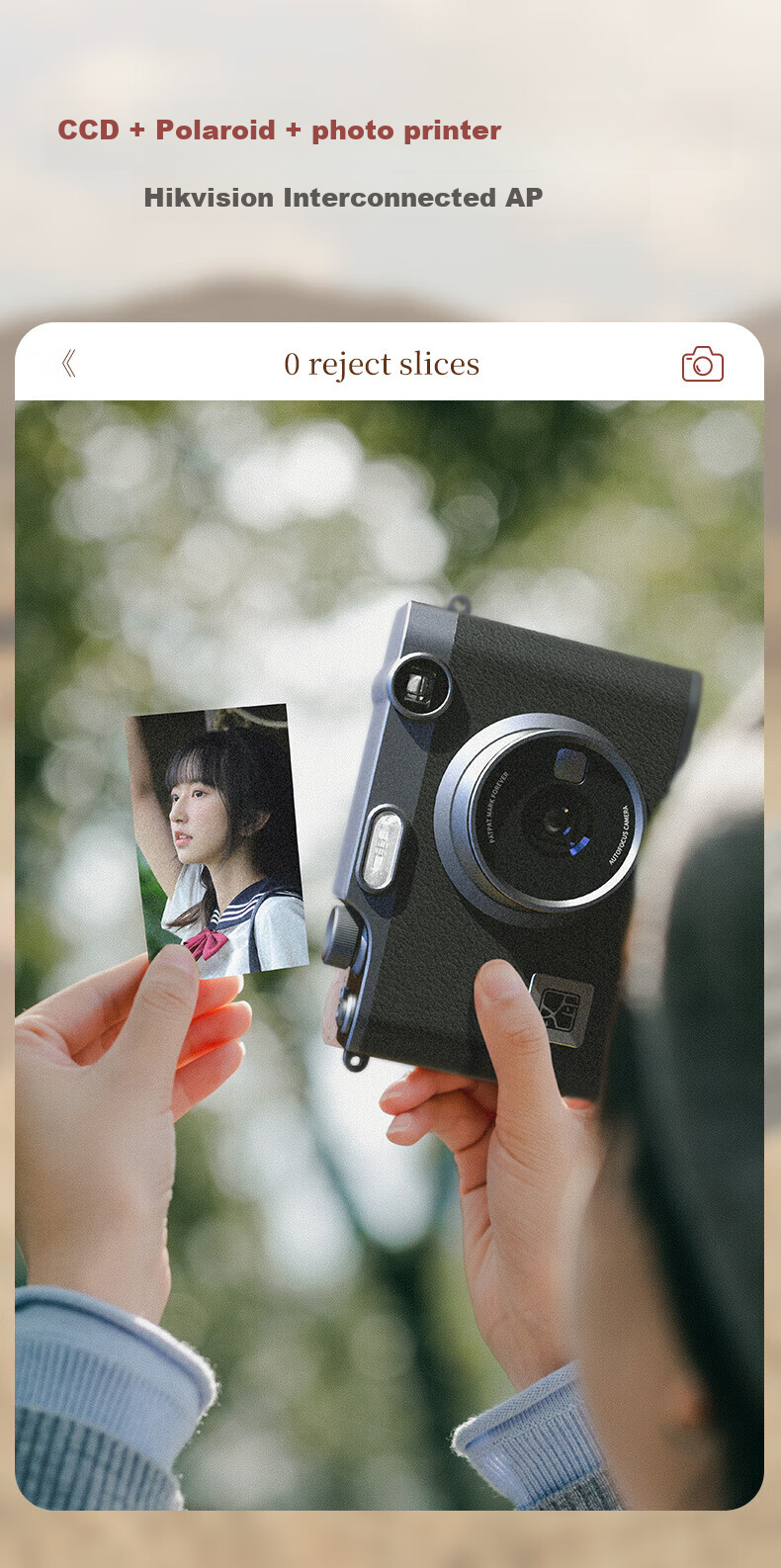 HPRT Z3 Instant Camera, Black, Mini Portable, High-Definition Photo Printer for Smartphones, Direct Picture Output, Home Use, Student, Children, Women's Digital Camera Gift 3