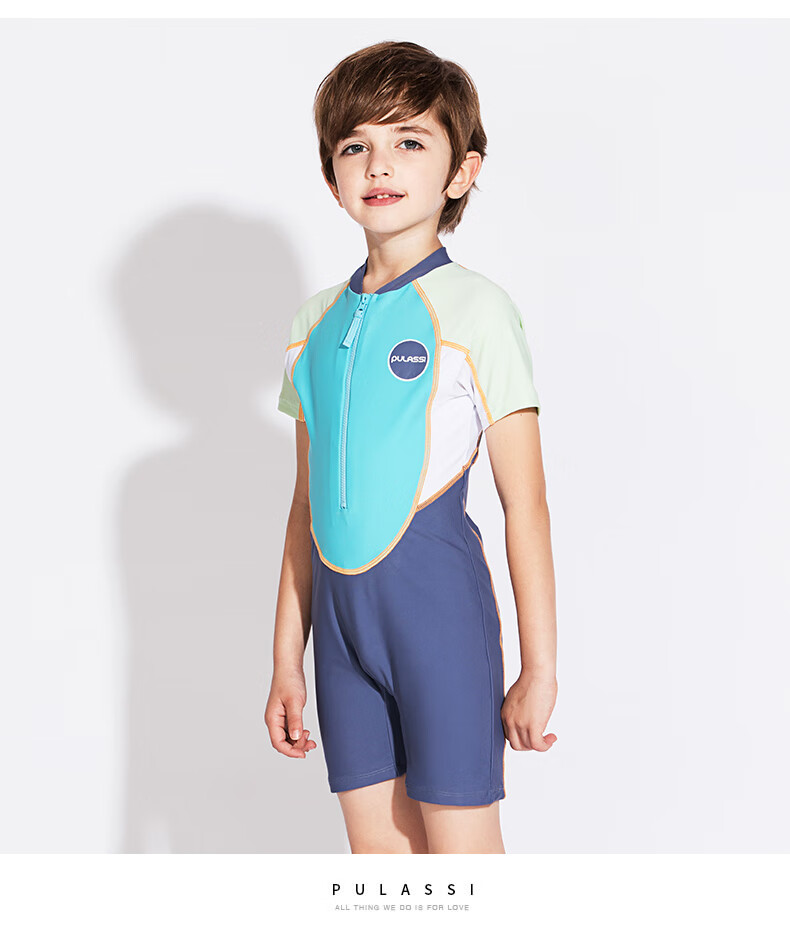 PULASSI Boys' Swimwear, Beginner Basic Style, 2026 New Youth Swimming Gear, JD Self-Operated Flagship Store 7
