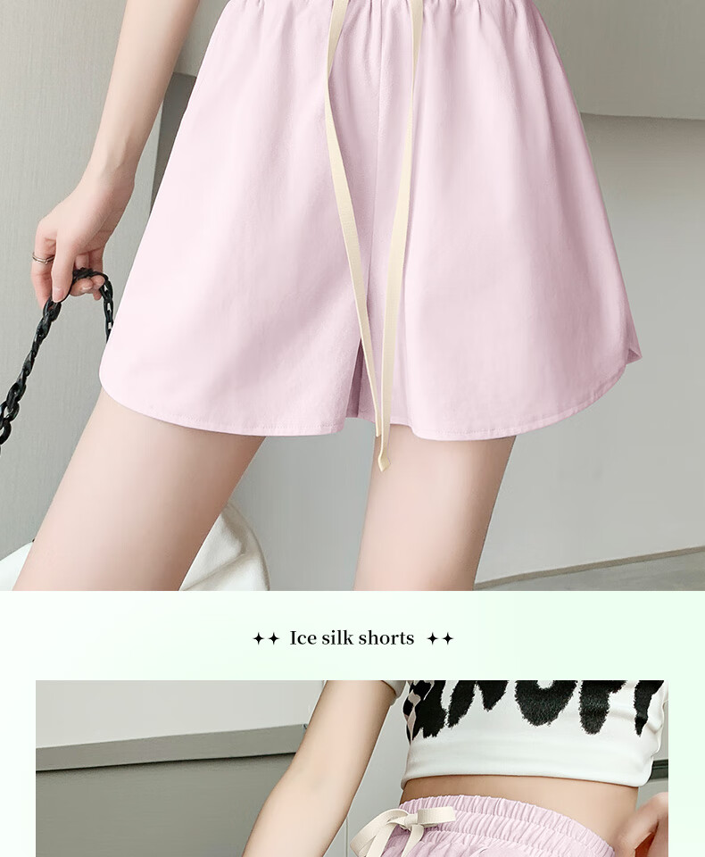 Warrior Women's Sports Shorts Summer 2026 New Loose Slim Outdoor Ice Silk Quick-Dry Antibacterial Five-Point Pants 13