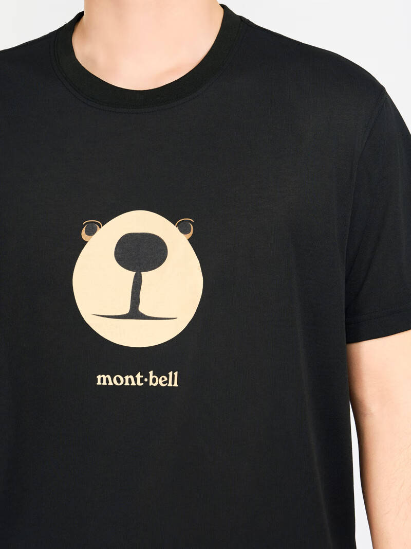 Mont·bell Outdoor Commute Quick-Dry Breathable Short-Sleeve Couple's Bear T-Shirt 1114735 7