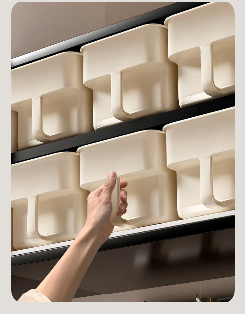 40,000 KM Cabinet Storage Box with Wheels, Multipurpose Desktop Kitchen Organizer, Pot Lid Storage Rack, Cabinet Storage Box, 2 Pieces 10