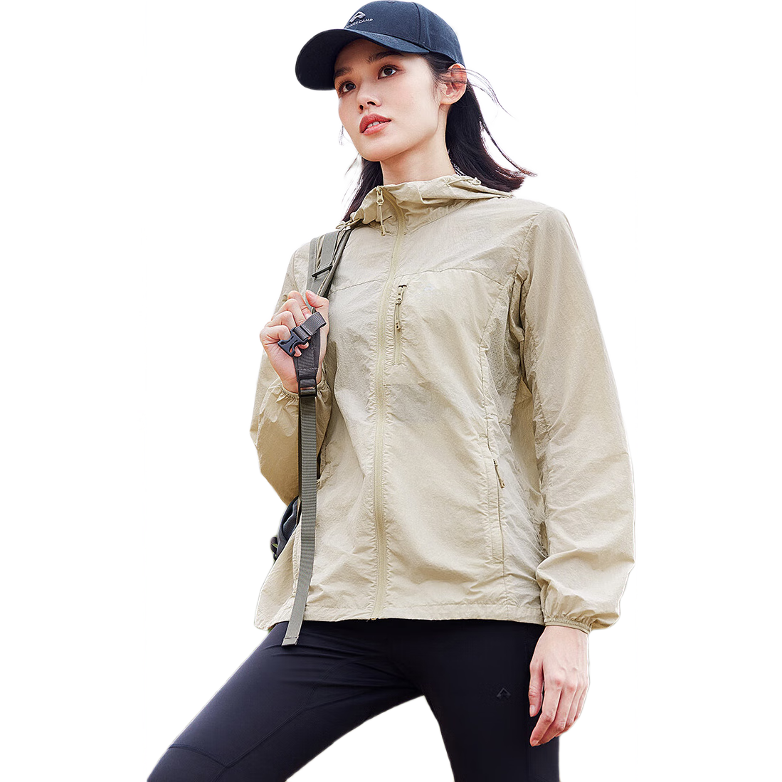 Pioneer Camp Yang Chaoyue Style Fengdie Mountain Series Sun Protection Clothing, Summer Breathable Sun Protection Garment, Lightweight UV-Resistant Breathable Jacket