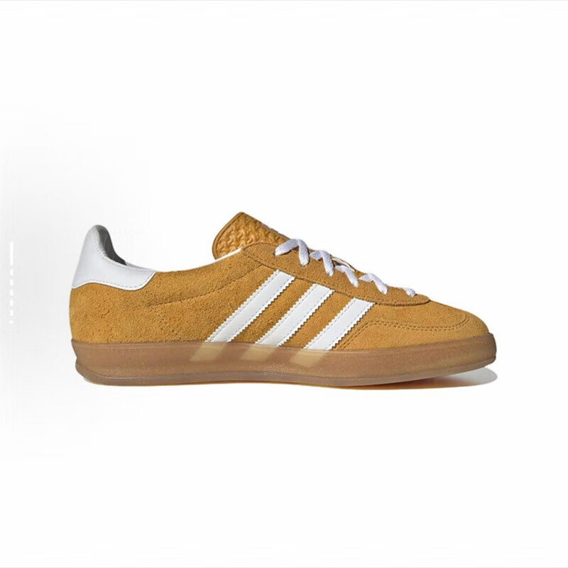 Adidas Trefoil Women's Casual Shoes, GAZELLE INDOOR W, HQ8716, Yellow And White, Size 37 2