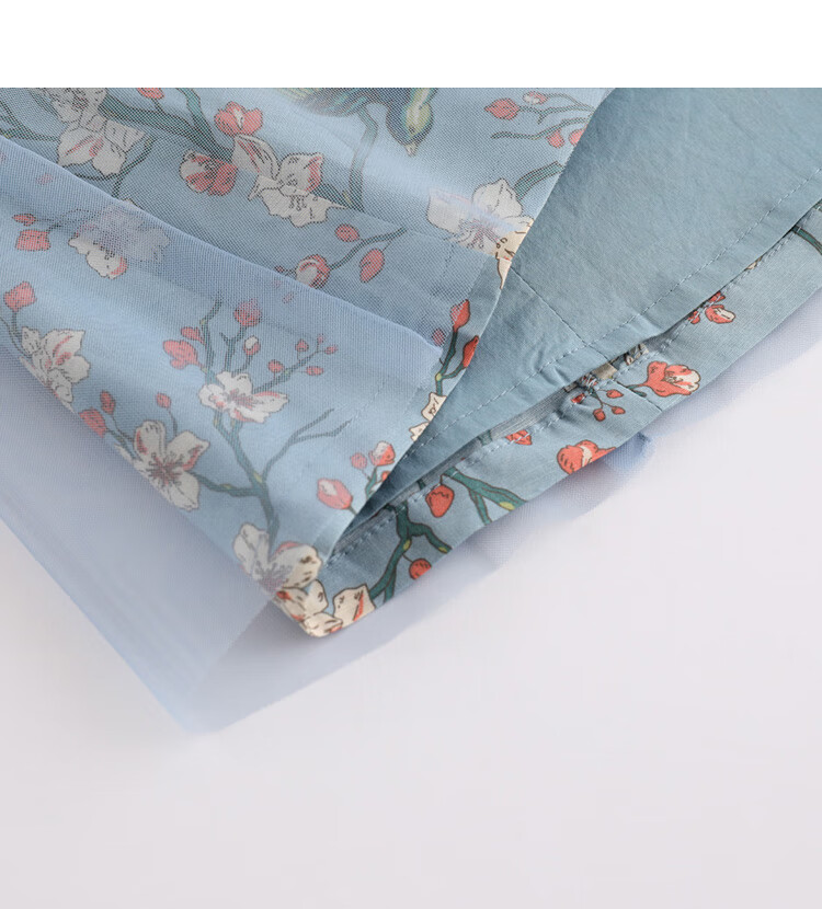MARC&JANIE Girls' New Chinese-Style Hanfu Tulle Princess Dress, Children's Qipao Skirt, Summer 2025 Collection, 550535 8