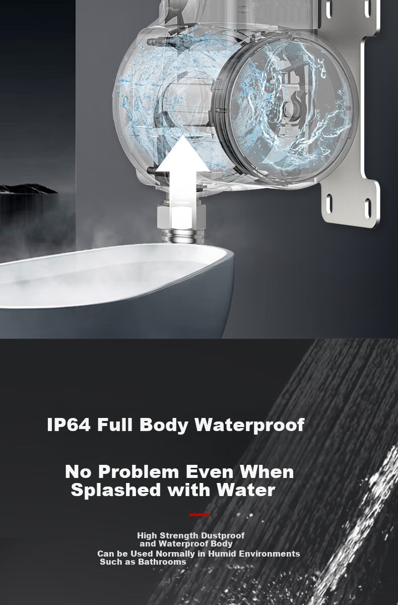 DELIXI Variable Frequency Booster Pump Household Fully Automatic Water Pump Tap Water Pipeline Pump for Gas Water Heater Pressure Boosting 9