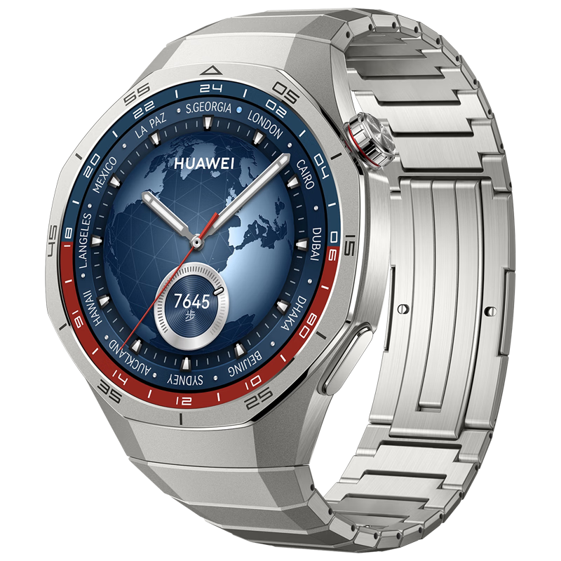Weiqiantu [Pure Titanium Metal] Compatible with Huawei GT5 Pro Watch Strap / Dedicated Interface / Pure Titanium Metal Watch Strap for Huawei GT5 Pro Watch, 46mm Men's Business Wristband