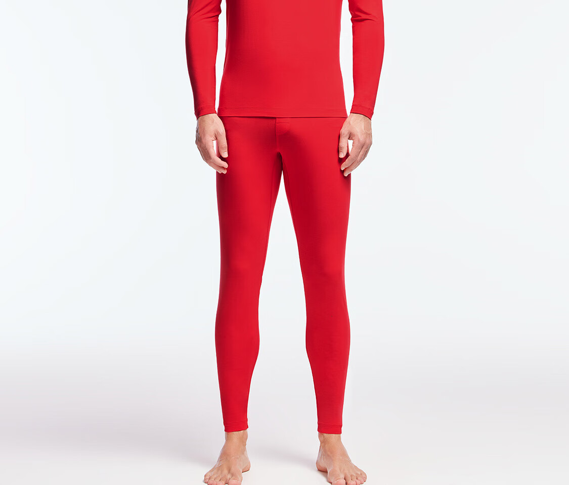 AIMER MEN Thermal Underwear Autumn Winter Set Anti-Static Thin Warm NS74J461 Black 175 1