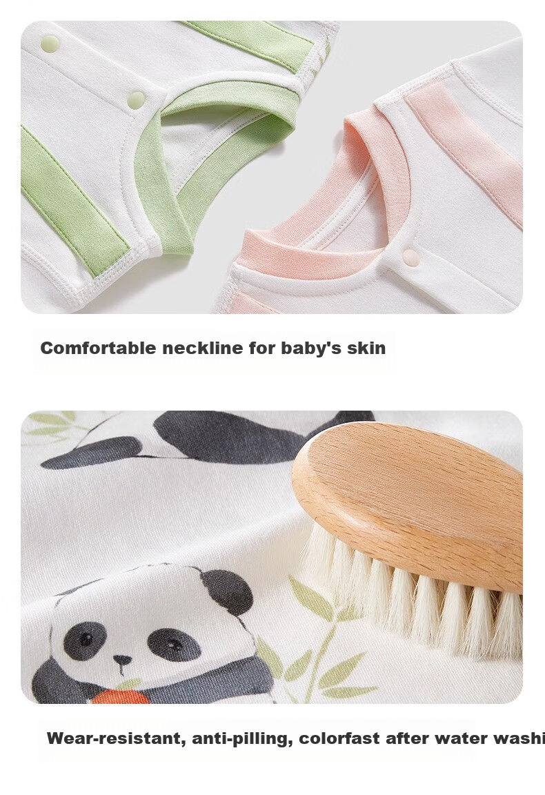 AIBEDILA Baby Romper, Autumn Season, Infant Class A Pure Cotton Onesie, for Boys And Girls, Outdoor Bodysuit, Crawling Suit, Close-Fitting Clothing, Size 80 11