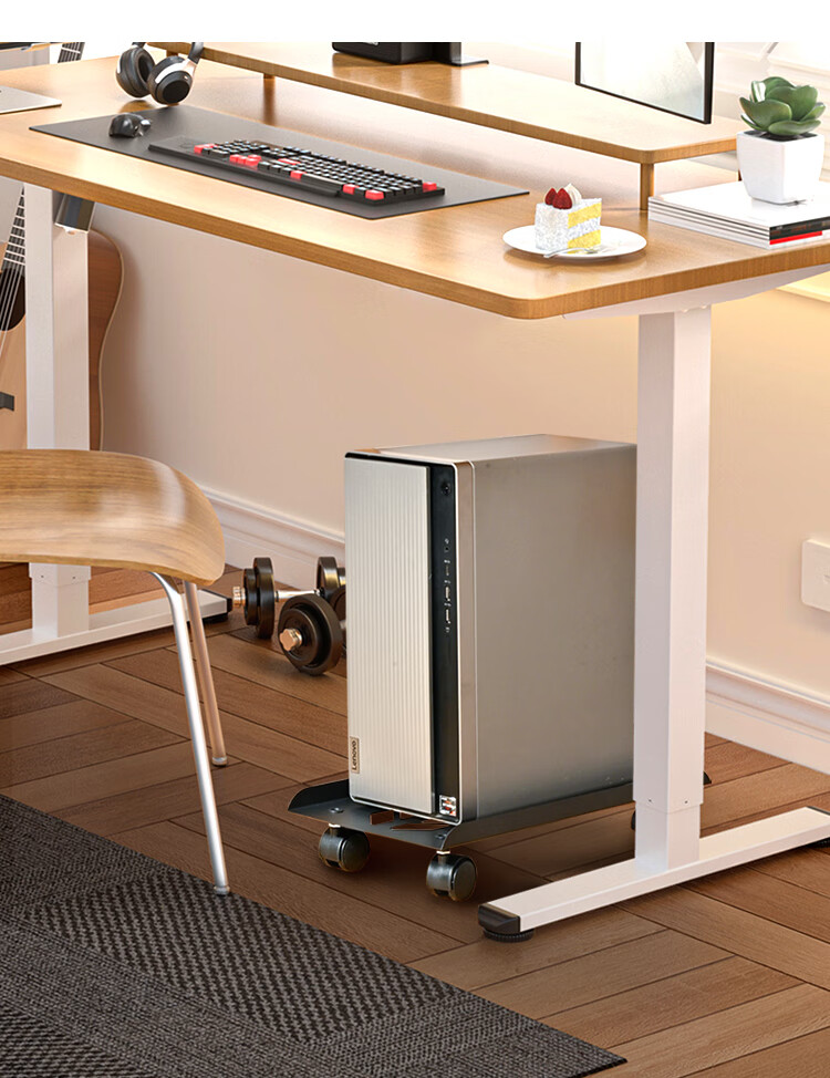 NVV Computer Tower Stand, Desktop Case Stand, Movable Computer Tower Tray Metal Bracket Base NZ-T1 11