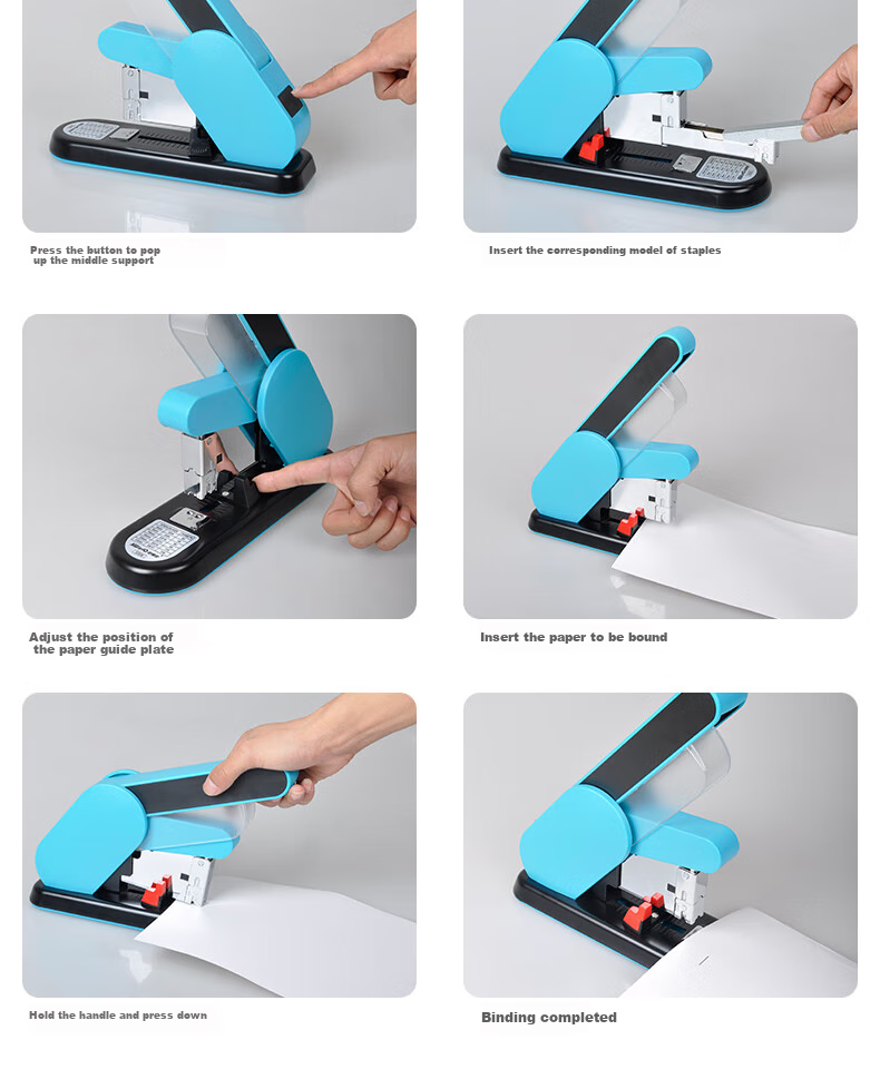 KW-Trio Heavy-Duty Low-Effort Thick Stapler, Large Office Stapler, Extra Thick 23 Series, Can Staple up to 130 Pages 11