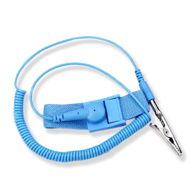 Mitz Anti-Static Wrist Strap Electronic Factory Workshop Maintenance ESD Wristband PVC 2m Cord Length [5pcs/Pack]