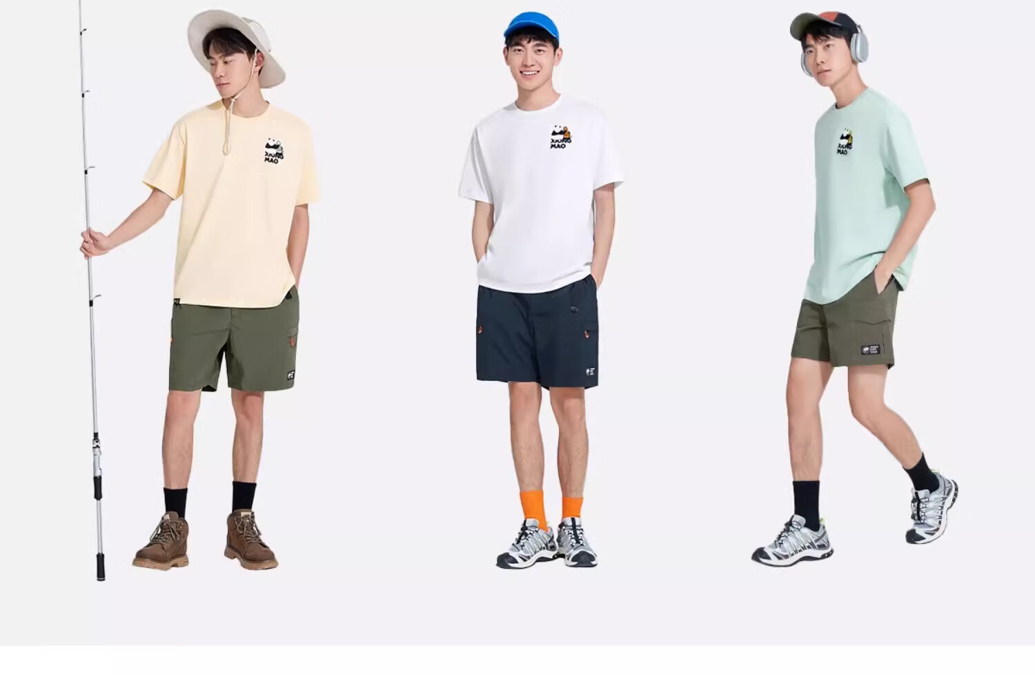 CAMEL Panda Quick-Dry T-Shirt Short Sleeve Unisex 2025 Spring Summer Cooling Sun Protection Outdoor Casual Crew Neck Base Shirt 3XL 17