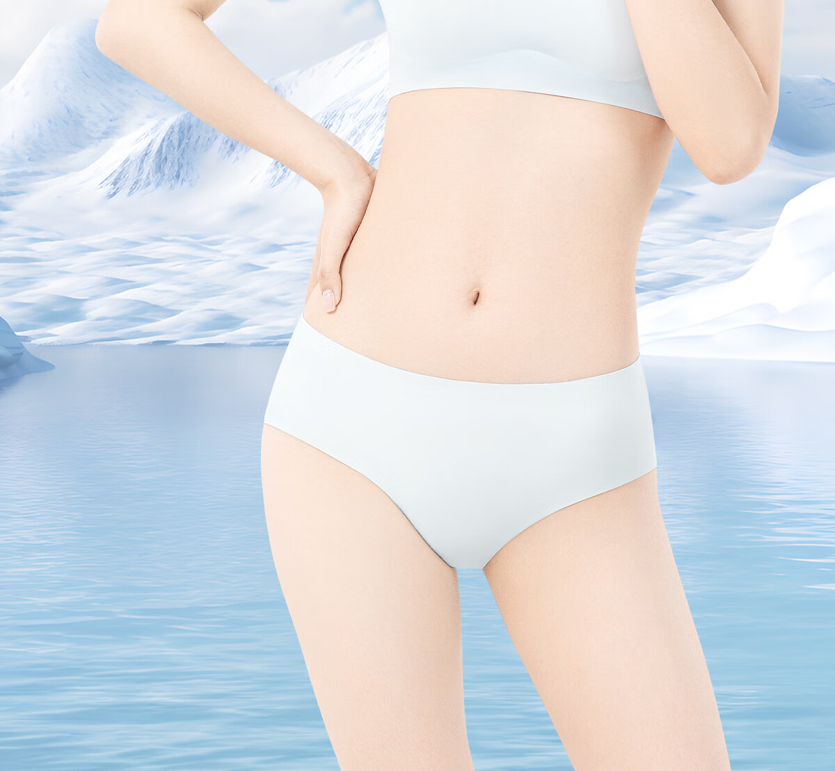 BADIGAO Disposable Ice Silk Underwear, Seamless Women's Sterilized Daily Disposable Panties, Travel Summer Women's Ultra-Thin No-Wash Shorts 2