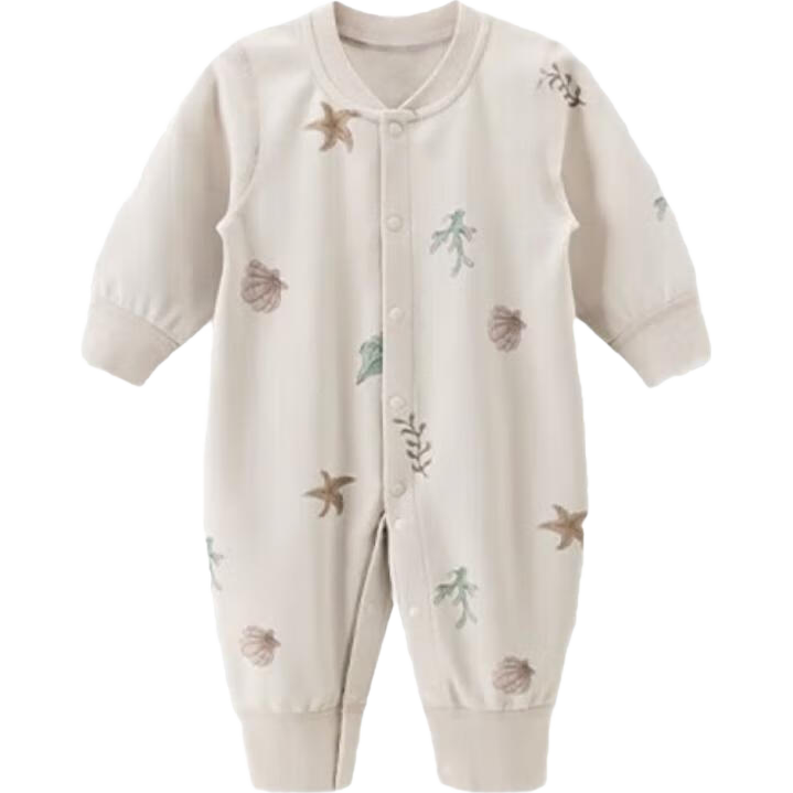 Guaiqixiong Baby Clothes, Spring And Summer Thin Pajamas, Unisex Onesie, Pure Cotton Romper, Crawling Suit, Pure Cotton Air Conditioning Wear