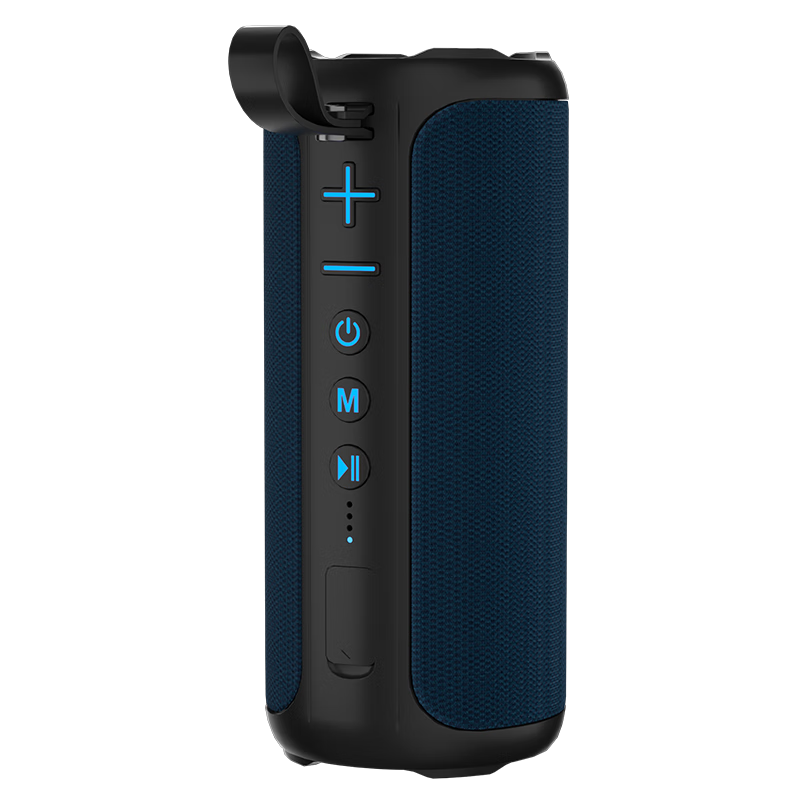 Aiguozhe T39 Upgraded Version, Bluetooth Speaker for Home And Desktop Use, Deep Bass Mini Portable Outdoor High-Volume Colorful Light Show, Long Battery Life, Waterproof Subwoofer, Royal Blue Color