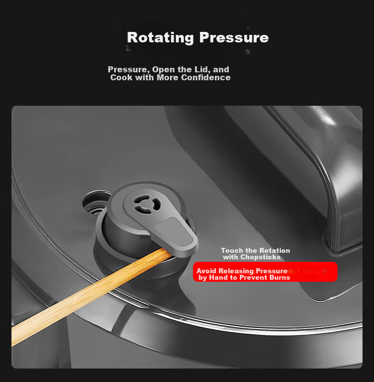 PESKOE Electric Pressure Cooker, High-Pressure Cooker, 6L Dual Inner Pot for Home Use, Multi-Functional Rice Cooker, LJ60C-02YD 11