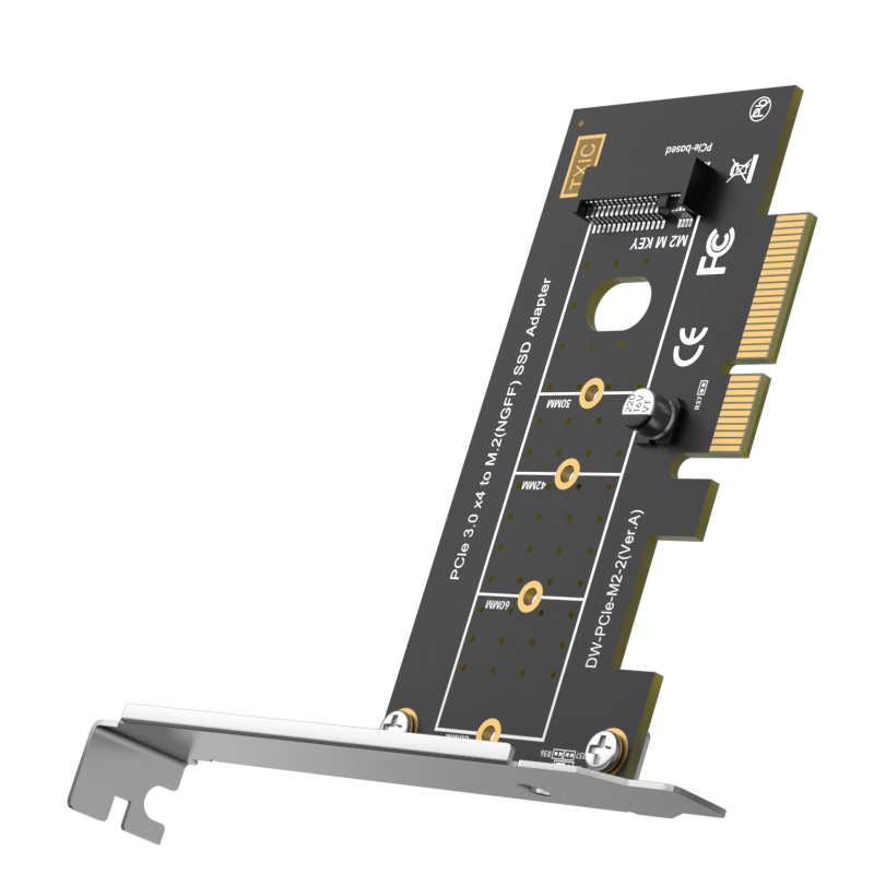 ZHENWEI NVMe Adapter Card PCIe X4 3.0 to M.2 Converter Full-Speed M.2 Gen3 Expansion Card Supports X4/X8/X16 SSD Solid State Drive Adapter Card