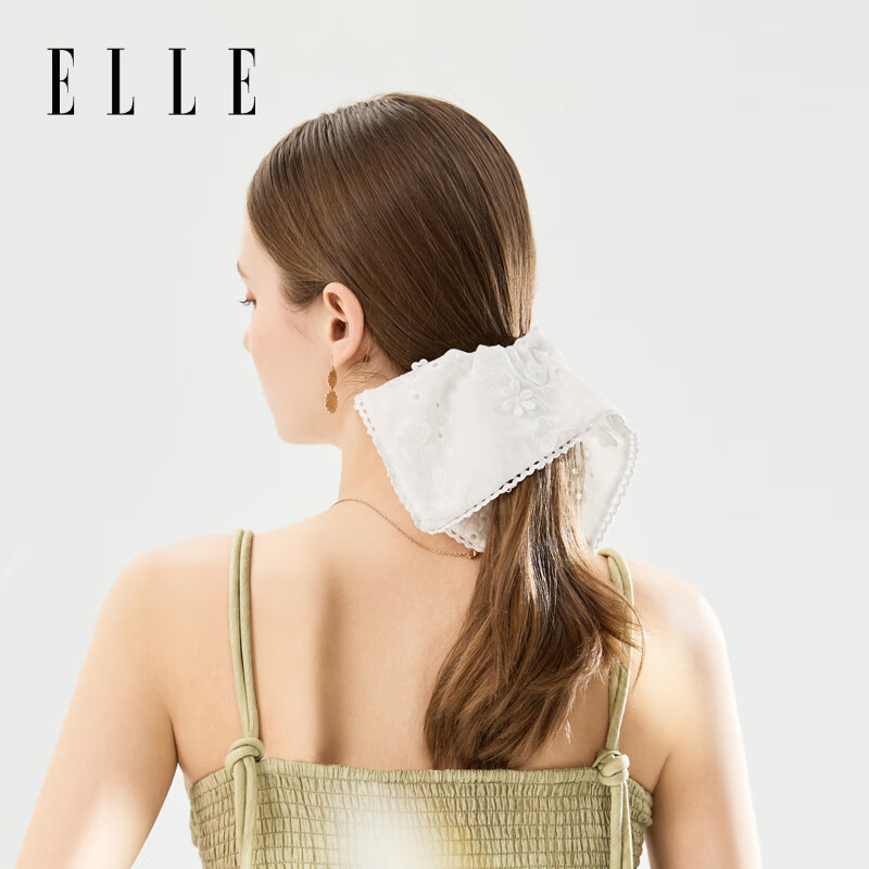 ELLE Elegant Country Lace Hair Tie Women's Fashion Hairband Versatile Summer Gift for Girlfriend Women's Day March 8