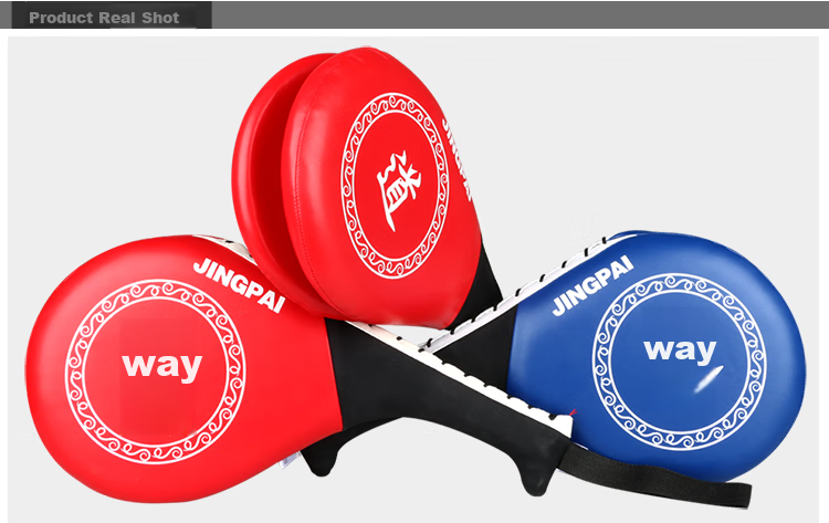 Jingpai Karate Foot Target Training Equipment for Adults And Children, Chicken Leg Target, Hand Target, Foot Board, Red, 2 Pieces 9