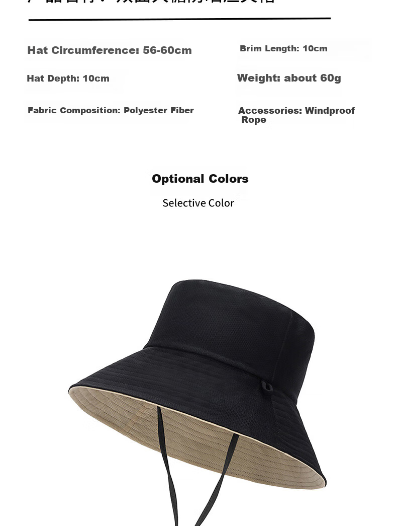 CARTELO Sun Hat, Fisherman Hat for Women, Summer UV Protection, Wide Brim Face-Covering Sunhat, Reversible 10