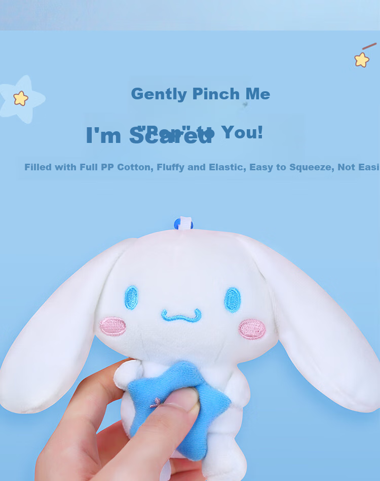Cinnamoroll Sanrio Plush Pillow Doll New Year Valentine's Day Gift for Girlfriend Birthday Premium Niche 7