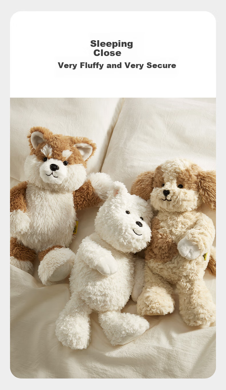 Babycare Baby Series Static Doll, Children's Plush Toy Dog, Birthday And Qixi Festival Gift for Girlfriend - 36cm Shiba Inu 7
