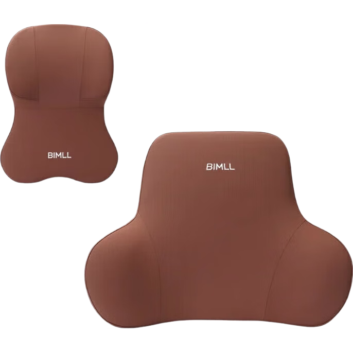 BIMLL Car Headrest, Aviation-Grade Car Seat Neck Support Pillow, Car Memory Foam Cushion, Extra Large And Thick Versio