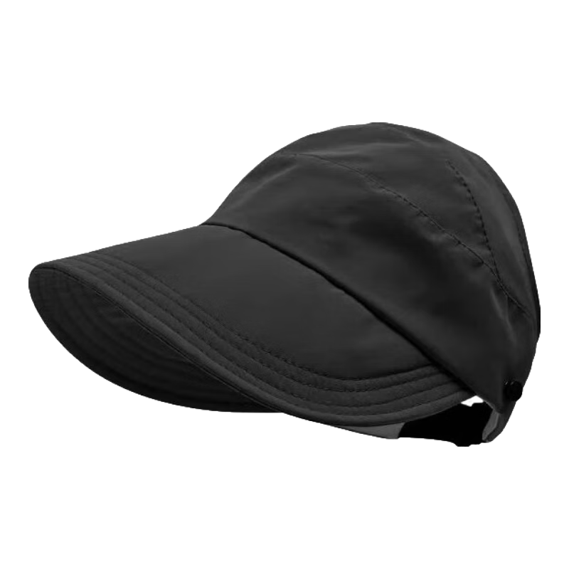 CARTELO Sun Protection Hat for Women, Spring And Summer Half-Top Sun Hat, Fisherman Hat, Trendy Hat with Hook for Hanging Mask And Ponytail