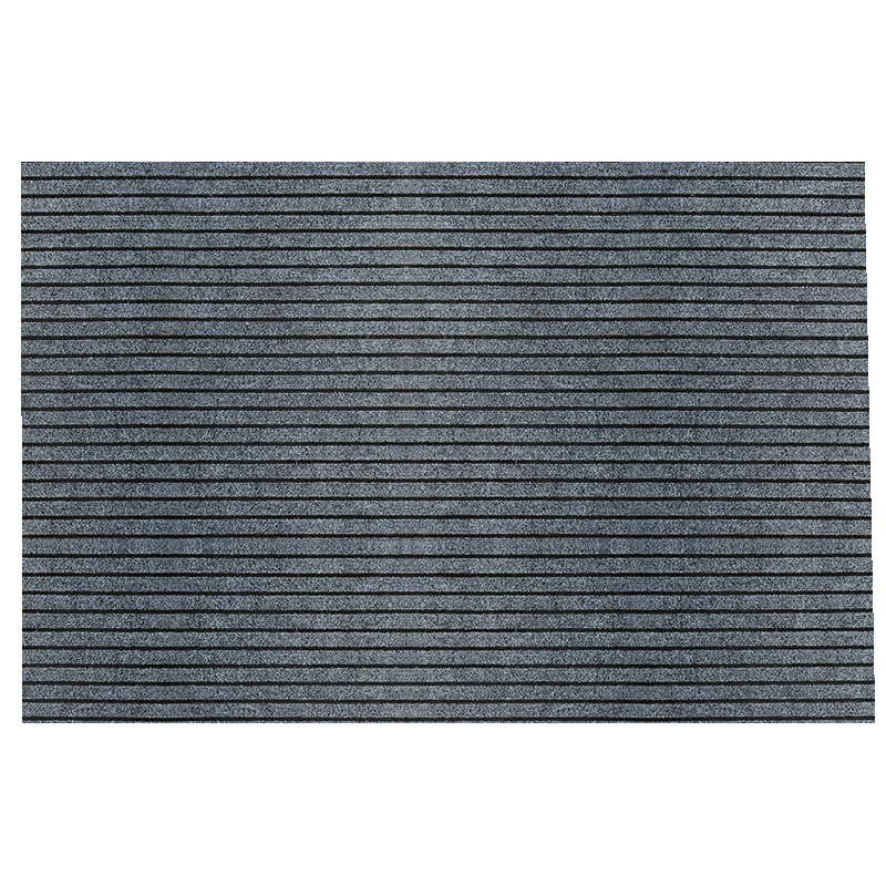 Baineng Striped Entrance Floor Mat Door Carpet Doorway Rug Cuttable 90x150cm Gray