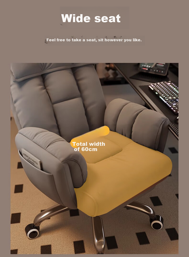 Quanpinwu Sofa Chair, Gaming Chair, Ergonomic Chair, Computer Office Chair, Single Recliner, Lazy Sofa, Backrest Seat 8