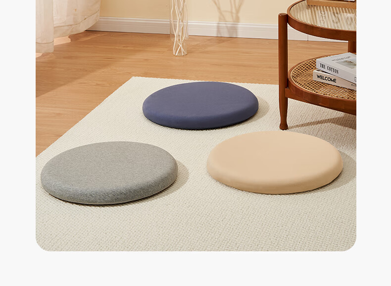Youtengyouju YOTOK (Japan) Genuine Memory Foam Round Seat Cushion, Tatami Mat, Round Stool Chair Pad, Floor Mat, Car Seat Cushio 27
