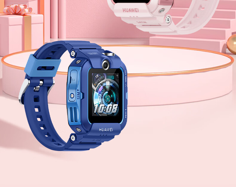 CangHua Compatible with Huawei Children's Watch 5 Pro Strap, 4X/4X New Glory Edition/5 Pro Strap, Waterproof And Sweat-Resistant, Detachable Silicone Replacement Wristband for Men And Women, Blue 6