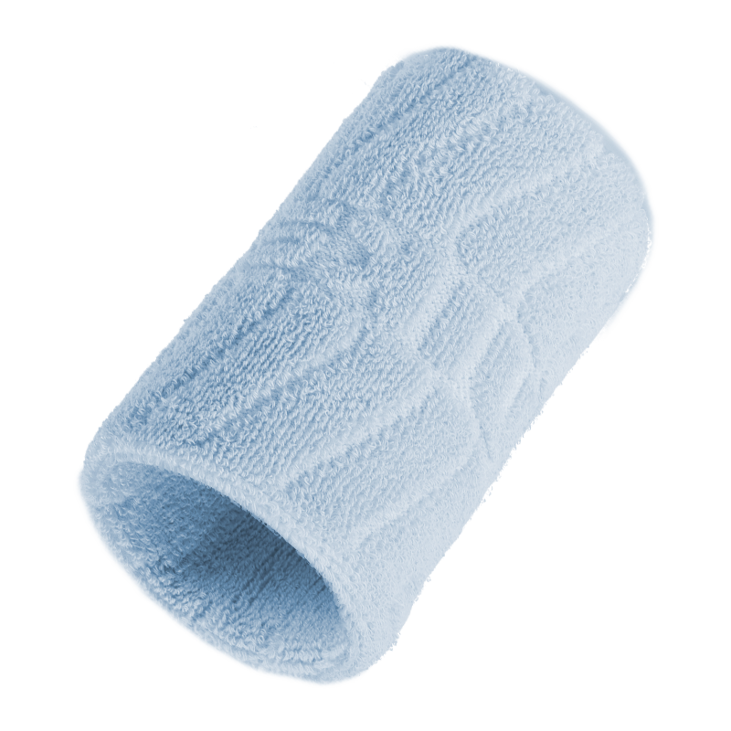NAILEKESI N Sports Wristband Sweat-Absorbing Wrist Wrap for Badminton Basketball Volleyball Tennis Tendonitis Injury Support Blue