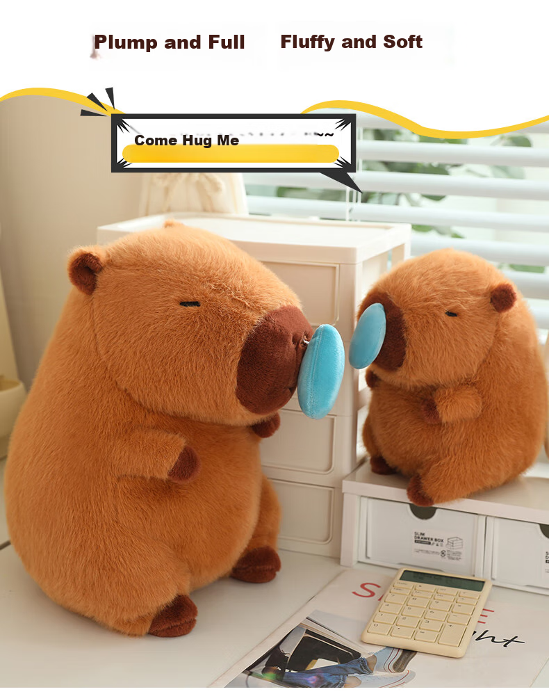 Beishangxing Capybara Plush Doll Large Stuffed Toy Children's Companion Pillow for Boys And Girls Birthday Gift 4