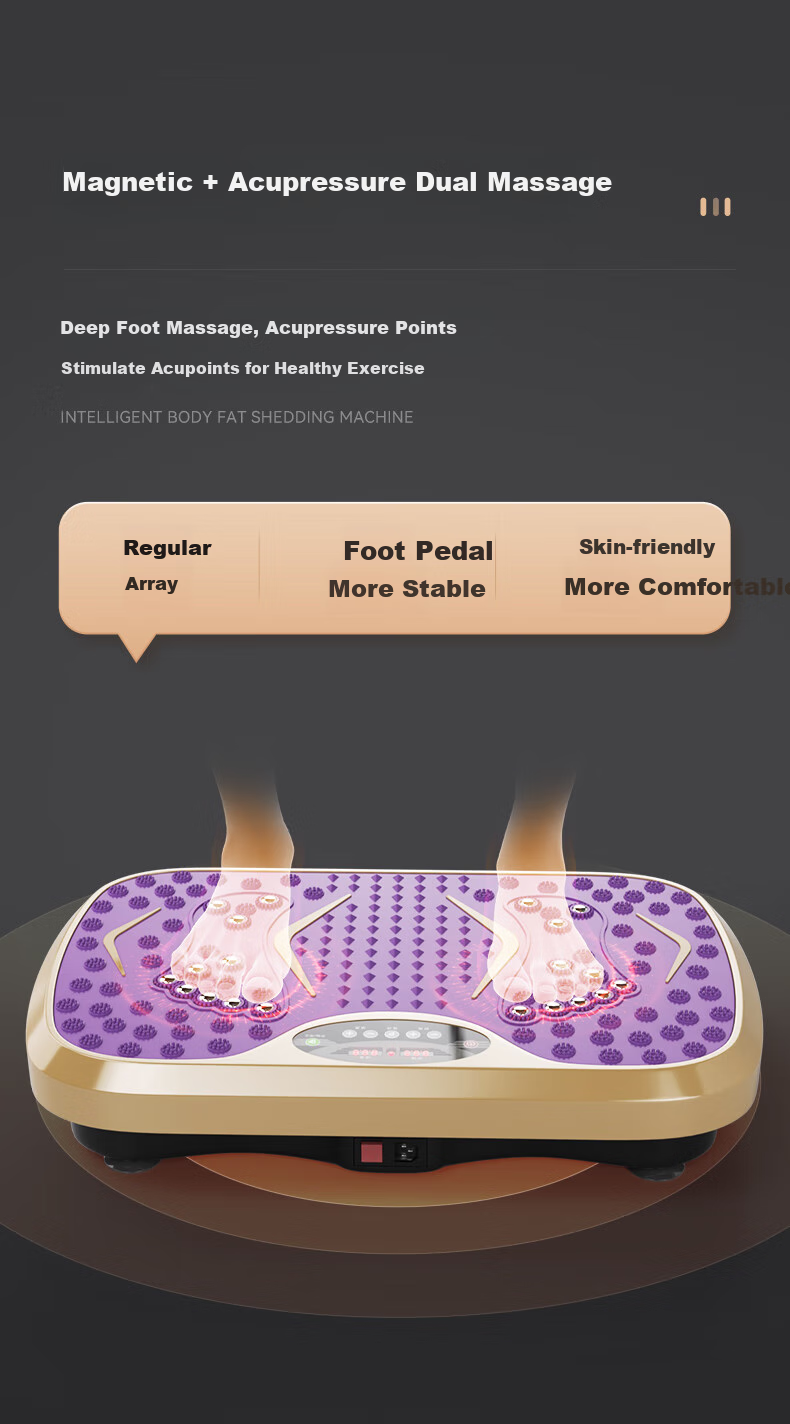 Smart VK Fat Burning Machine, Vibration Machine, Rhythmic Weight Loss Equipment, Lazy Person's Belly Slimming Device, Fat-Burning Vibrator for Home Fitness 15