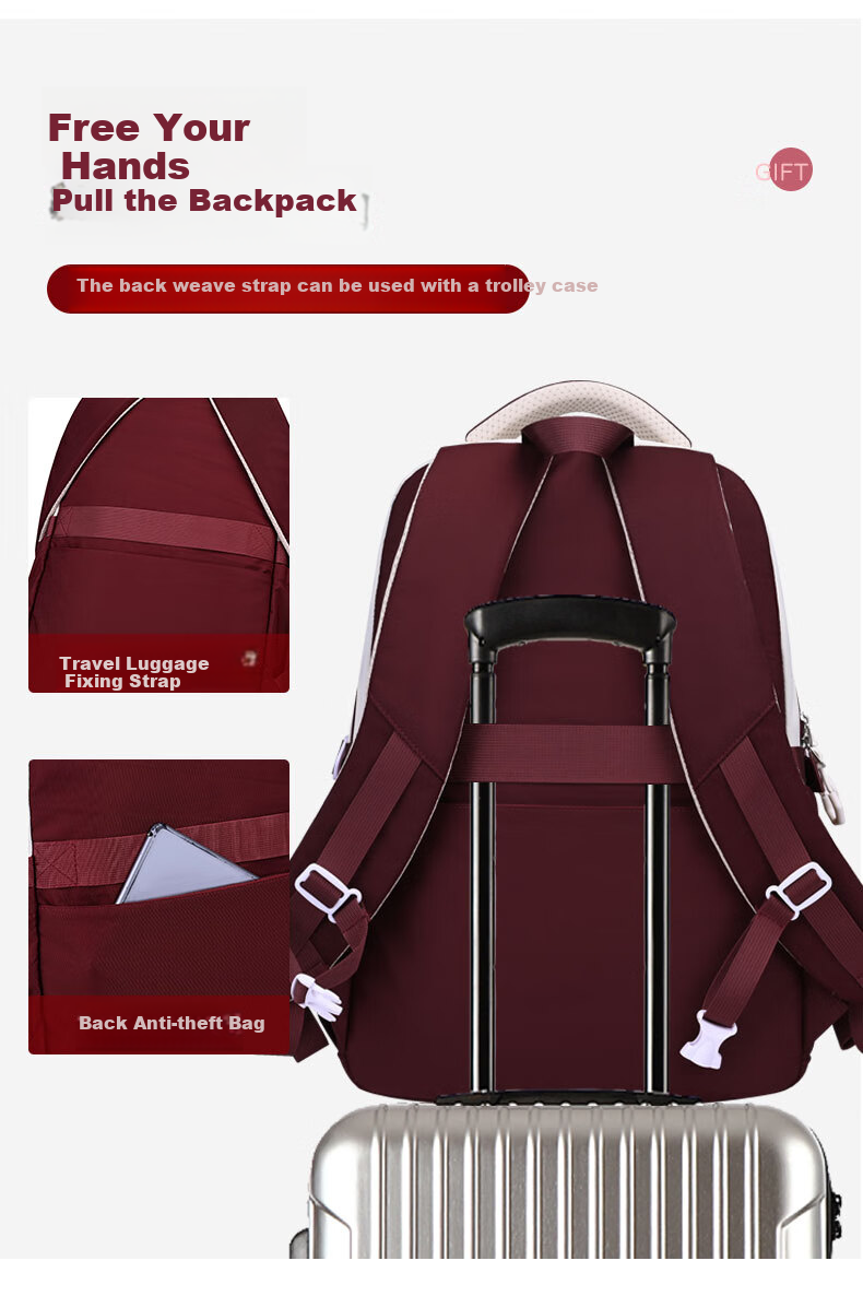 Edison Inventor Middle School Backpack with Spine Protection for Boys And Girls, High School Students, Anime-Style Trendy Double Shoulder Bag 2564-1 Black 11