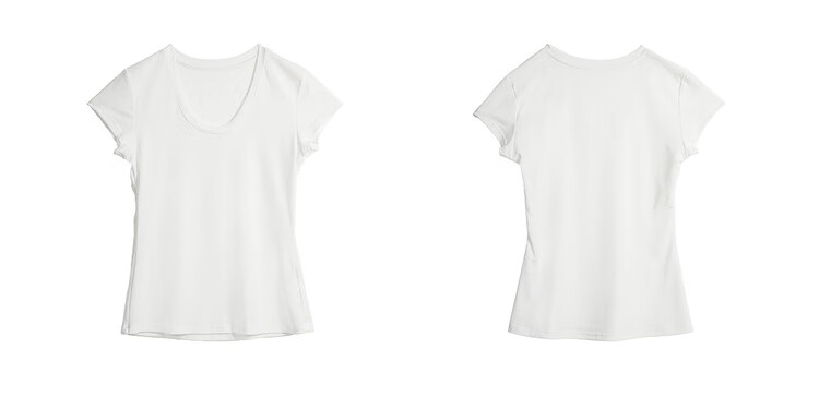 Olrain White U-Neck Slim Fit Short Sleeve T-Shirt for Women Summer Petite Top White L 17