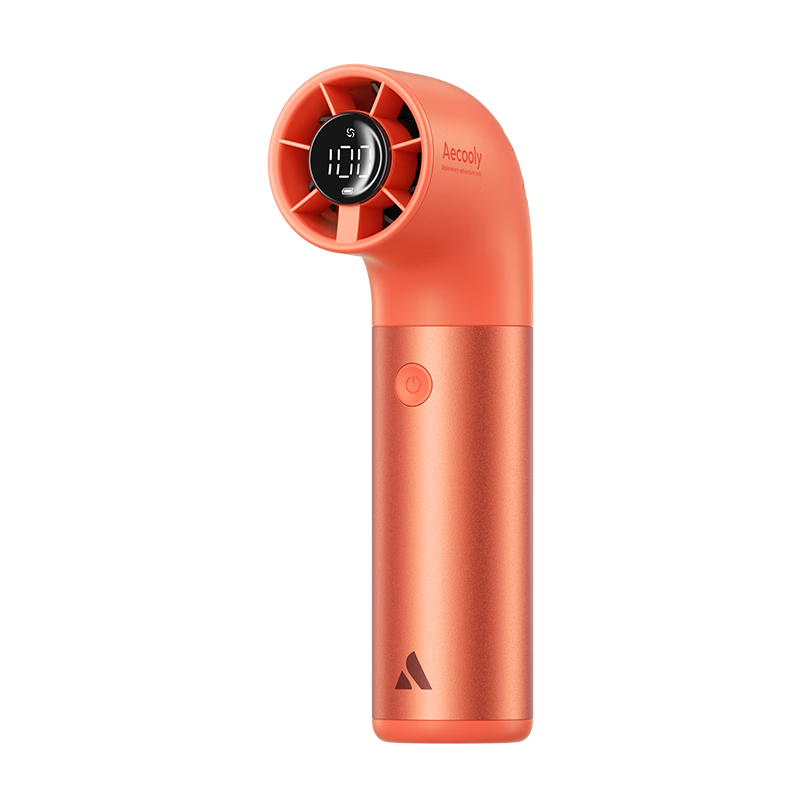Aecooly Handheld Mini Fan, High-Speed Powerful Turbine Wind Concentrator, Portable Small USB Fan with Long Battery Life, Suitable for Outdoor Camping, Office, Dormitory Use