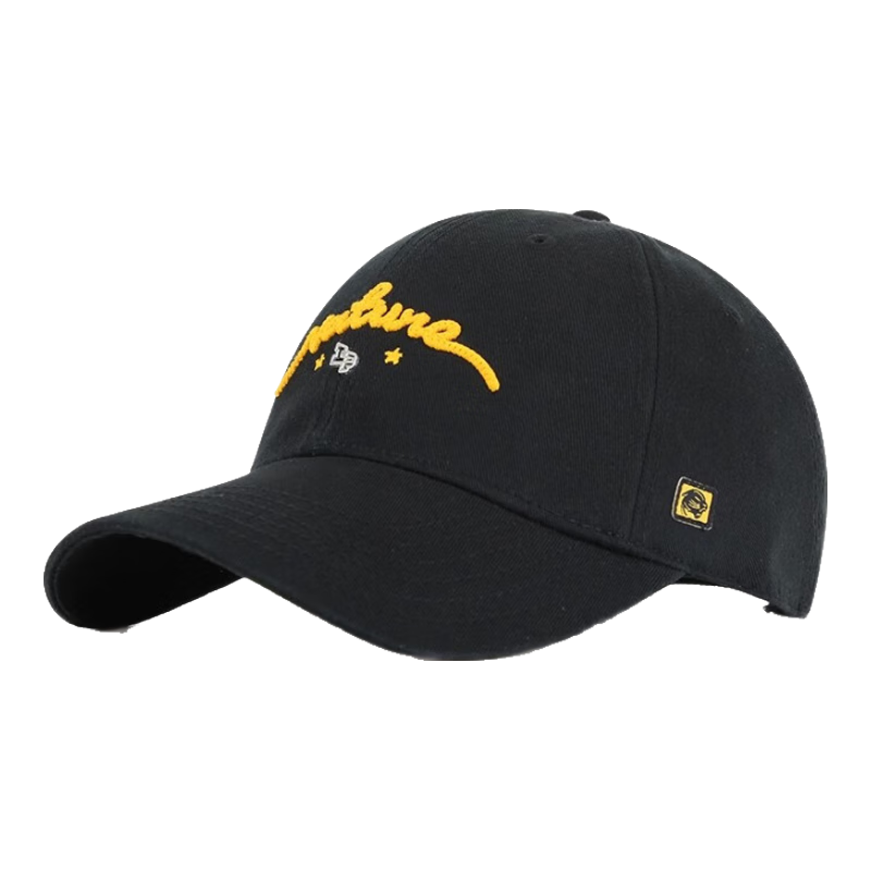 LACKPARD Soft-Top Baseball Cap for Men And Women, Goddess Festival Spring Summer Korean Style Casual Sun Hat, Twilight Black, Adjustable