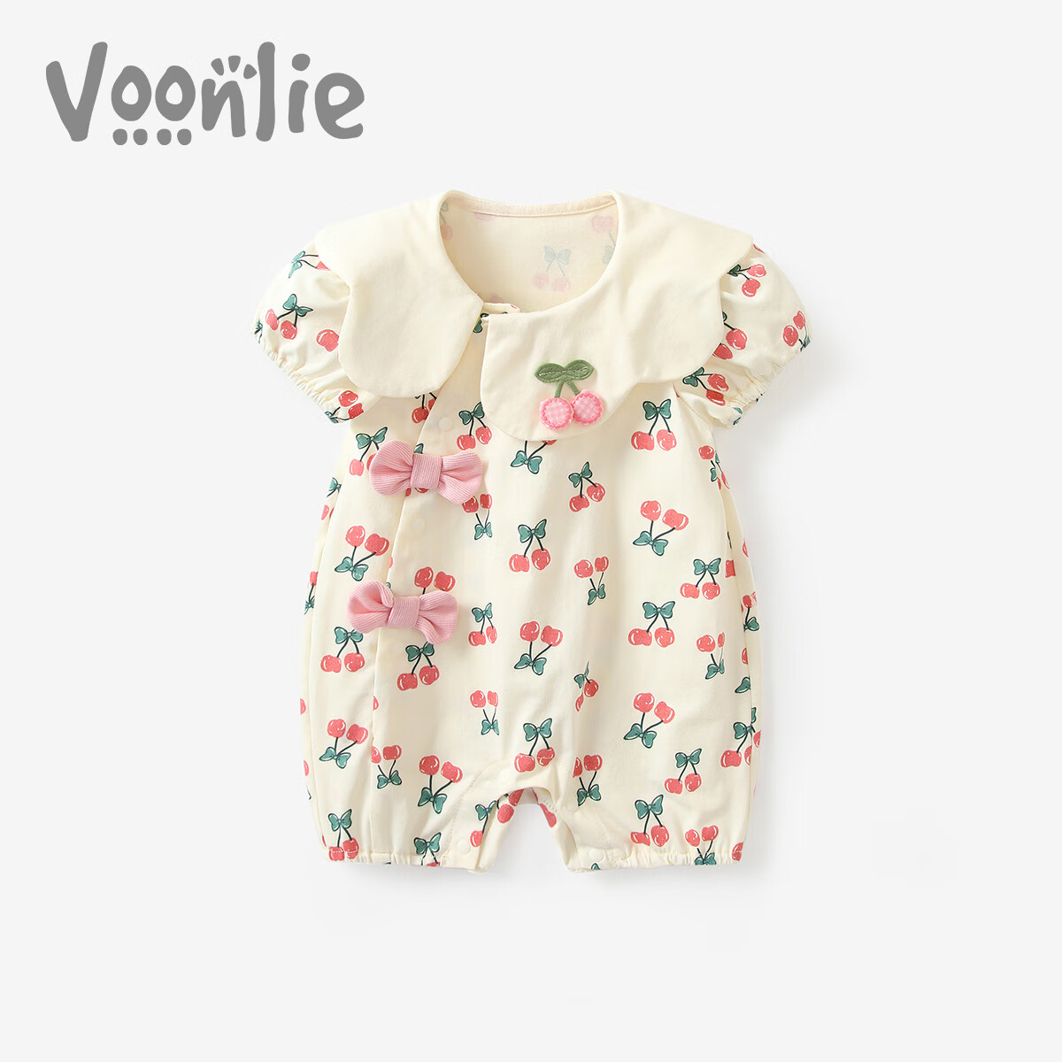 VOONLIE Baby Clothes Summer Outfit Newborn Girl Princess Onesie Full Moon Hundred Days Romper Crawling Suit Thin Summer Style