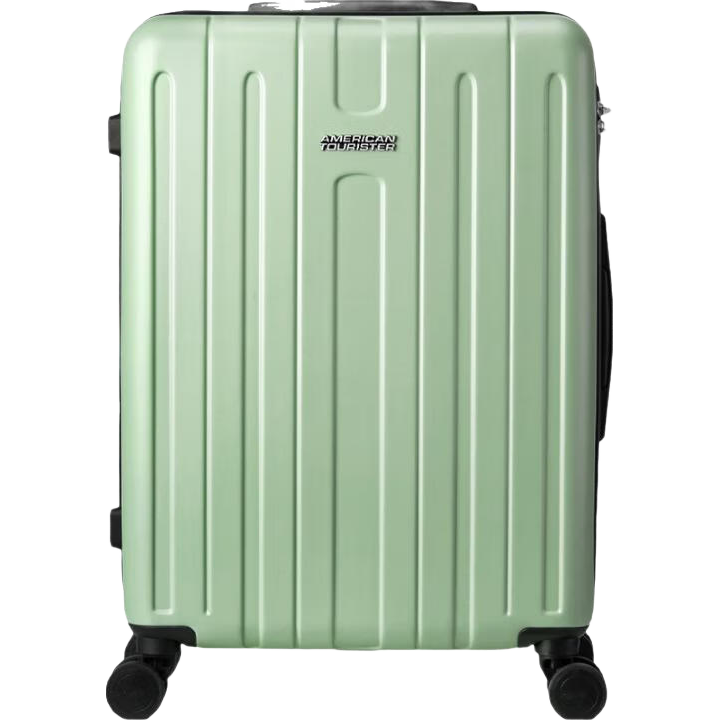AMERICAN TOURISTER Luggage, 24-Inch Large Capacity Suitcase, Trolley Case for College Students, Travel Case, Green, TC3 Combination Lock